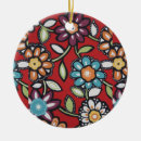 Buscar flores pintadas a mano adornos Para todos