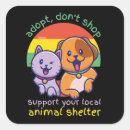 Buscar refugio para animales pegatinas General y unisex