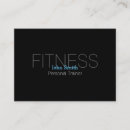 Buscar aptitud tarjetas de visita Entrenamiento
