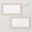 Buscar rosa y verde tarjetas de visita Minimalista