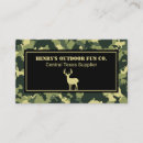 Buscar camuflaje tarjetas de visita Ciervo
