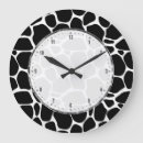 Buscar extracto blanco y negro relojes de pared Elegante