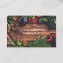 Buscar verduras tarjetas de visita Entrenador