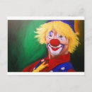 Buscar el payaso postales Azul