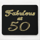 Buscar 50 y fabuloso alfombrillas de raton Cumpleaños