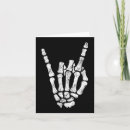 Buscar skeleton hand tarjetas Rock