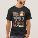 Buscar cumpleaños 25 camisetas Divertido
