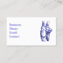 Buscar shoes tarjetas de visita Bailarina