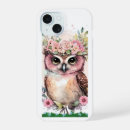 Buscar búho adorable iphone fundas Rosa
