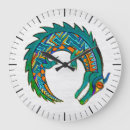 Buscar hand painted relojes de pared Blue
