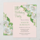 Buscar dieciocho invitaciones de cumpleaños Elegante