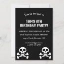 Buscar huesos cruzados invitaciones Pirata