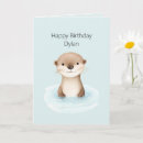 Buscar nutria linda tarjetas Para niños