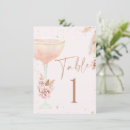 Buscar table number tarjetas e invitaciones Ducha de novia