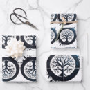 Buscar árbol la vida de papel de regalo Sabiduría
