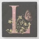 Buscar letra l posavasos Floral