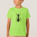 Buscar hormigas negras camisetas Negro