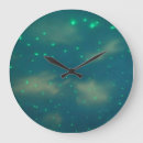 Buscar cielo relojes de pared Azules