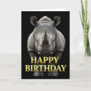 Buscar rinoceronte tarjetas Animal de safari