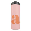 Buscar rosa brillante tazas Monograma