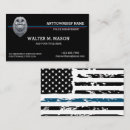Buscar policía tarjetas de visita Profesional