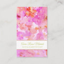 Buscar motive tarjetas de visita Acuarela floral