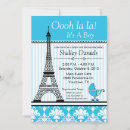 Buscar eiffel invitaciones Azul