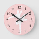 Buscar ballet relojes de pared Bailarina