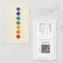 Buscar colores del chakra tarjetas de visita Masaje