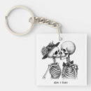 Buscar día de muertos llaveros Blanco y negro