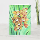 Buscar orquídeas amarillas tarjetas Amarillo