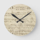 Buscar notas relojes de pared Partitura