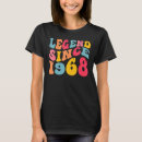 Buscar leyenda desde 1968 camisetas Retro