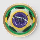 Buscar el brasil relojes de pared Fútbol