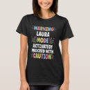 Buscar nombre laura camisetas Divertido