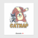 Buscar catorce pegatinas Gatito