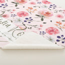 Buscar color de rosa mantas cobertores Acuarela