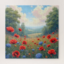 Buscar campo de la amapola puzzles Verano
