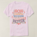 Buscar la mejor abuela camisetas Para ella