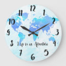 Buscar globo relojes de pared Tierra