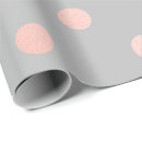 Buscar lunares grises papel de regalo Rosa