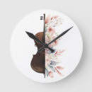 Buscar violín relojes de pared Violinista