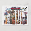 Buscar tótem postales Ketchikan