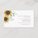Buscar girasoles tarjetas de visita Administrativos