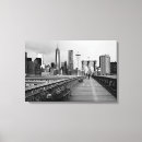 Buscar puente de brooklyn lienzos Blanco y negro