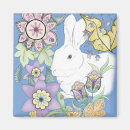 Buscar conejo azul imanes Flores