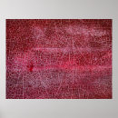 Buscar grietas posters Rojo