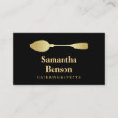 Buscar cuchara tarjetas de visita 4 º comida