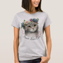 Buscar diseño gráfico del gato camisetas Para ella