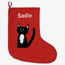Buscar señora calcetines navideños Gatito